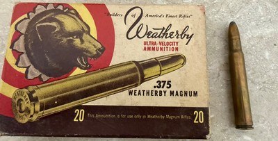 .375 Weatherby Magnum 270 grain - Image 1 of 3