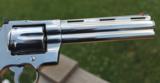 Colt Python .357 Magnum, Bright Stainless, Mint Snake Gun - Image 8 of 15