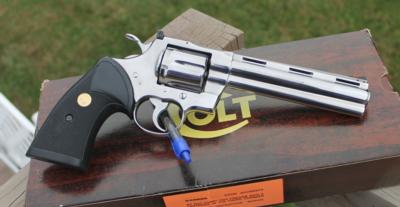 Colt Python .357 Magnum, Bright Stainless, Mint Snake Gun - Image 14 of 15