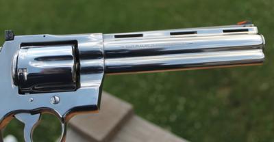 Colt Python .357 Magnum, Bright Stainless, Mint Snake Gun - Image 8 of 15