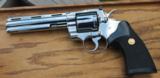 Colt Python .357 Magnum, Bright Stainless, Mint Snake Gun - Image 1 of 15