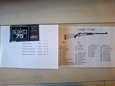 Sako Model 75 - DELUXE EDITION - .338 Win Mag - W/ Box - Image 14 of 15