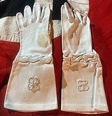 WW2 German Eva Braun 5 Piece Lot;DNA,Nighty,Gloves,Cig/Case,Napkin;RARE - Image 9 of 12
