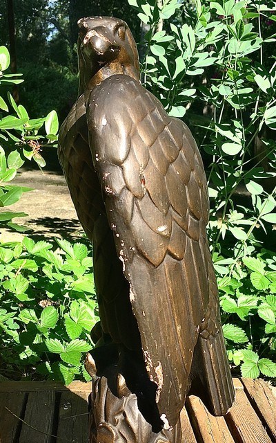 WW2 German Eagle Statue; 3rd Reich Art Sculpture;18 inches Tall;RARE - Image 6 of 11