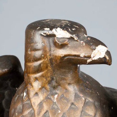 WW2 German Eagle Statue; 3rd Reich Art Sculpture;18 inches Tall;RARE - Image 11 of 11