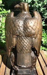 WW2 German Eagle Statue; 3rd Reich Art Sculpture;18 inches Tall;RARE - Image 5 of 11