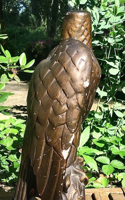 WW2 German Eagle Statue; 3rd Reich Art Sculpture;18 inches Tall;RARE - Image 7 of 11