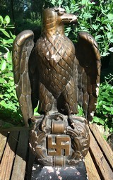 WW2 German Eagle Statue; 3rd Reich Art Sculpture;18 inches Tall;RARE - Image 4 of 11
