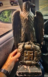 WW2 German Eagle Statue; 3rd Reich Art Sculpture;18 inches Tall;RARE - Image 1 of 11