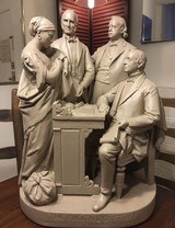 John Rogers Group Sculpture;38 Piece Lot;Civil War,Slavery,Lincoln,Union&CSA;RARE - Image 10 of 15