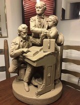 John Rogers Group Sculpture;38 Piece Lot;Civil War,Slavery,Lincoln,Union&CSA;RARE - Image 11 of 15