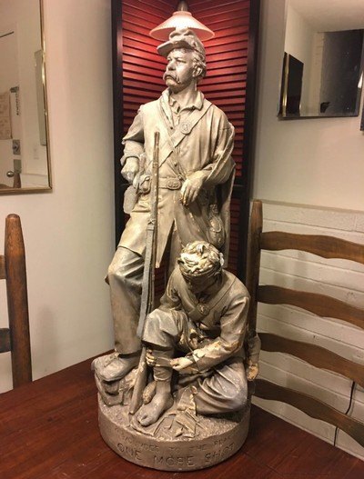 John Rogers Group Sculpture;38 Piece Lot;Civil War,Slavery,Lincoln,Union&CSA;RARE - Image 13 of 15