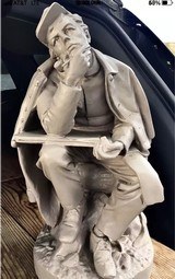 John Rogers Group Sculpture;38 Piece Lot;Civil War,Slavery,Lincoln,Union&CSA;RARE - Image 12 of 15