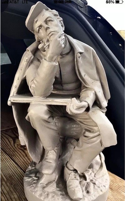 John Rogers Group Sculpture;38 Piece Lot;Civil War,Slavery,Lincoln,Union&CSA;RARE - Image 12 of 15
