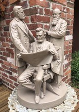 John Rogers Group Sculpture;38 Piece Lot;Civil War,Slavery,Lincoln,Union&CSA;RARE - Image 7 of 15