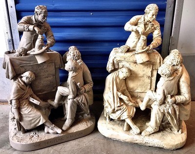 John Rogers Group Sculpture;38 Piece Lot;Civil War,Slavery,Lincoln,Union&CSA;RARE - Image 15 of 15