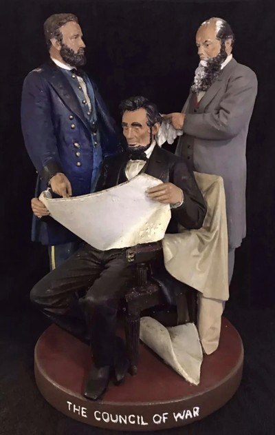 John Rogers Group Sculpture;38 Piece Lot;Civil War,Slavery,Lincoln,Union&CSA;RARE - Image 8 of 15