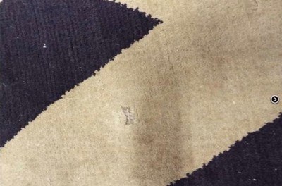 WW2 German 3rd Reich Banner;Carpet Fabric Type;7 Feet;Very RARE - Image 4 of 8
