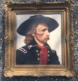 George Armstrong Custer;20th Century Oil Painting;Civil War/Little Big Horn;Great Rendition;RARE - Image 2 of 13
