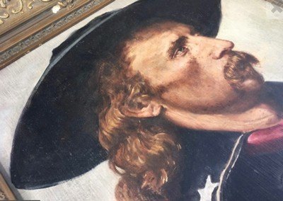 George Armstrong Custer;20th Century Oil Painting;Civil War/Little Big Horn;Great Rendition;RARE - Image 10 of 13