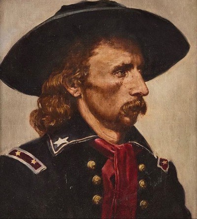 George Armstrong Custer;20th Century Oil Painting;Civil War/Little Big Horn;Great Rendition;RARE - Image 9 of 13