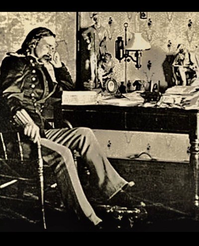 George Armstrong Custer;20th Century Oil Painting;Civil War/Little Big Horn;Great Rendition;RARE - Image 12 of 13