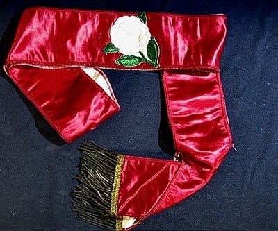 1917-1920’s Circa.RARE Sash&Full 5 Piece Historical Ensemble;Tough to Find - Image 4 of 5