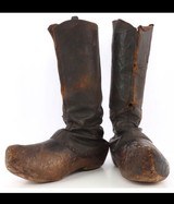 WW2 Prisoner Complete Uniform;Long Coat,Tunic,Trousers,Cap,Boots,Scarf;RARE - Image 2 of 2
