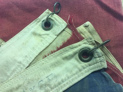 Vintage Confederate UCV/CSA Southern Rebel Flag;3rd National;Flown;SC Estate;RARE - Image 10 of 11