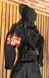 WW2 German 3rd Reich Youth Uniform;HJ/DJ/BDM;Winter Wool;Original Salty;RARE - Image 5 of 7