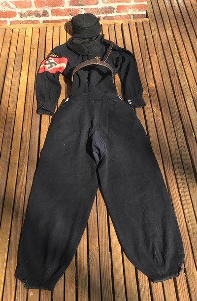 WW2 German 3rd Reich Youth Uniform;HJ/DJ/BDM;Winter Wool;Original Salty;RARE - Image 2 of 7