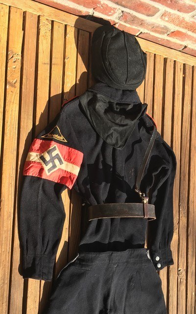 WW2 German 3rd Reich Youth Uniform;HJ/DJ/BDM;Winter Wool;Original Salty;RARE - Image 5 of 7