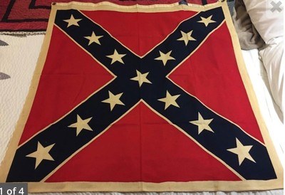 Confederate Battle Flag 1950’s UCV/CSA;Sherritt Flag Richmond VA;Old Southern Estate - Image 1 of 4