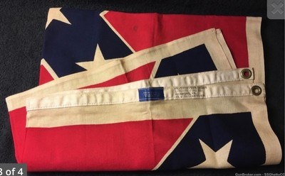 Confederate Battle Flag 1950’s UCV/CSA;Sherritt Flag Richmond VA;Old Southern Estate - Image 3 of 4