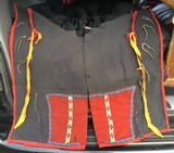 Native American Indian Leggings;Marriage of Pre/Post Reservations;Trade Beads;RARE - Image 2 of 8