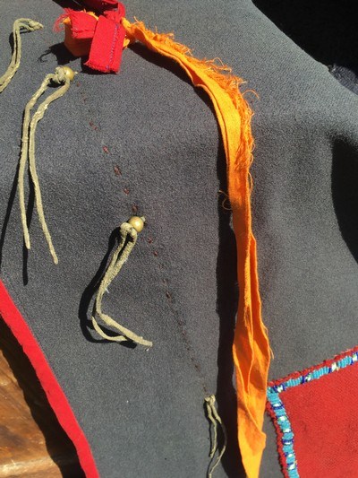 Native American Indian Leggings;Marriage of Pre/Post Reservations;Trade Beads;RARE - Image 5 of 8