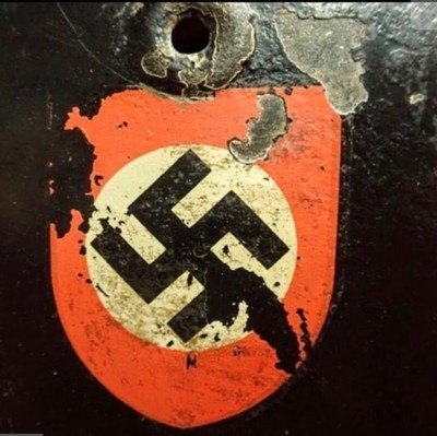 WW2 German Black Allgermeine SS Helmet; Double-Decals; Includes Liner,Rope,Strap;Small - Image 3 of 8
