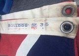 Confederate Bulldog CSA 1960’s Flag; 3 feet X 5 feet; brass grommets - Image 2 of 4