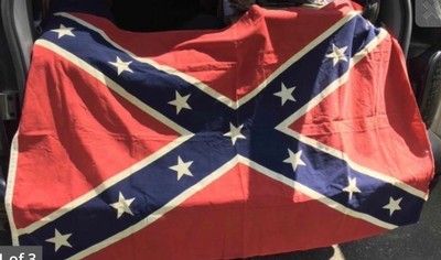 Confederate CSA1960’s Flag; Nice Big Size; Brass Grommets; Sun Faded