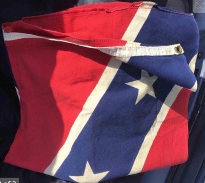 Confederate CSA1960’s Flag; Nice Big Size; Brass Grommets; Sun Faded - Image 3 of 3