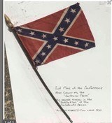 Confederate CSA/UCV Circa.1930’s Parade Flag;Vintage Hand-held - Image 1 of 1