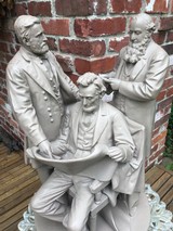 Council of War Statue;John Rogers Group;Dated:1868;Lincoln,Stanton,Grant;Civil War - Image 3 of 3