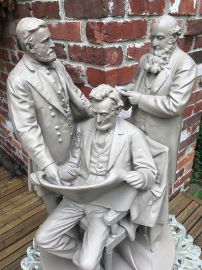 Council of War Statue;John Rogers Group;Dated:1868;Lincoln,Stanton,Grant;Civil War - Image 3 of 3