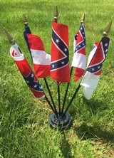 Confederate Flag Set;Circa:1990’s;NOS;Desktop