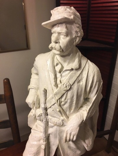 John Rogers Group of Statuary;”One More Shot;1865;Civil War;General Custer - Image 6 of 11