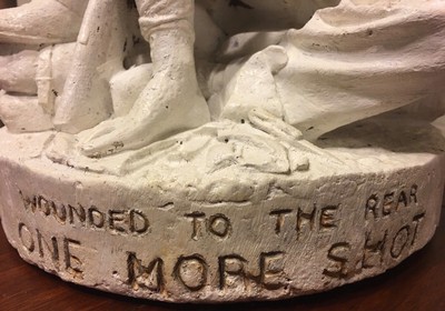 John Rogers Group of Statuary;”One More Shot;1865;Civil War;General Custer - Image 8 of 11