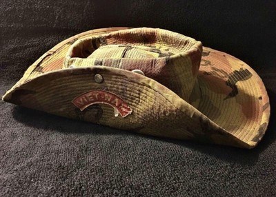Vietnam War Theatre Made Cowboy Hat; Early MacVSog Advisor;Nam - Image 2 of 4