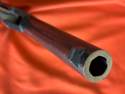 Colt Dragoon Barrel Black Powder .44 cal w/ address, complete with loading lever COLT second generation barrel. - Image 3 of 10