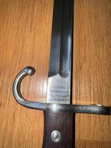 Argentine Army Mauser Bayonet 5000 Made Match MINT - Image 2 of 6