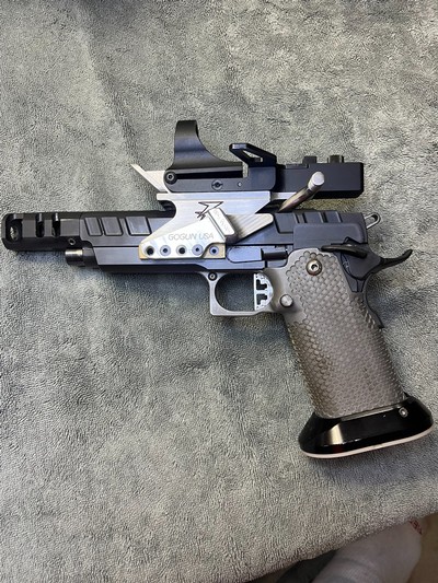 AKAI CUSTOM Open Race Division USPSA type pistol in 38 Super - Image 8 of 15